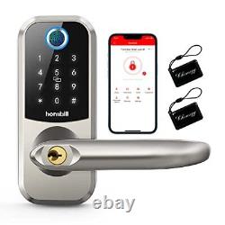 Smart LockHornbill Fingerprint Keyless Entry Locks with Touchscreen KeypadBlu