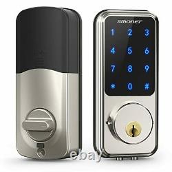Smart LockSMONET Keyless Entry Door LockRemote Lock/Unlock for Home SecurityE