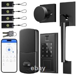 Smart Locks for Front Door with Handle Knob Set, Keyless Entry Door Lock