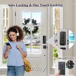 Smart Locks for Front Door with Handle Knob Set, Keyless Entry Door Lock