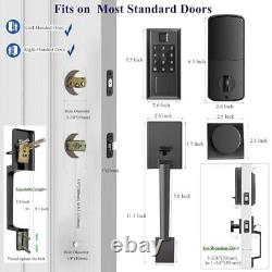 Smart Locks for Front Door with Handle Knob Set, Keyless Entry Door Lock