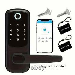 Smart WiFi Home Door Lock Handle Set Fingerprint Keyless Entry Digital Keypad