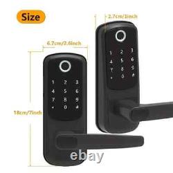 Smart WiFi Home Door Lock Handle Set Fingerprint Keyless Entry Digital Keypad