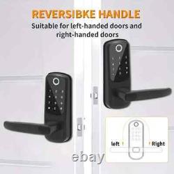 Smart WiFi Home Door Lock Handle Set Fingerprint Keyless Entry Digital Keypad