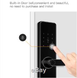 Smart home wifi door Fingerprint Lock, Security Home Keyless Password RFID Card