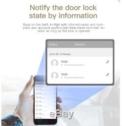 Smart home wifi door Fingerprint Lock, Security Home Keyless Password RFID Card