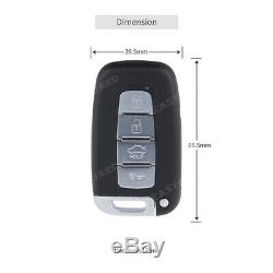 Smart pke keyless go car alarm system remote starter push start button auto lock