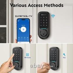 Solity Smart Home Digital Door Lock Alexa and Google Keyless Entry NIB