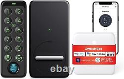 SwitchBot WiFi Smart Lock Keypad Fingerprint Keyless Entry Door Lock W1601702