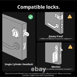 SwitchBot WiFi Smart Lock Pro with Keypad Touch, Fingerprint Keyless Entry Do