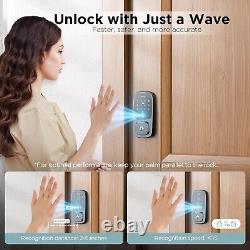 TCL D1 Pro Palm Vein Smart Lock, Wi-Fi Keyless Entry Door Lock, App Remote Control