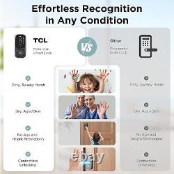 TCL D1 Pro Palm Vein Smart Lock, Wi-Fi Keyless Entry Door Lock, App Remote Control