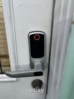 TTlock smart Wifi lock door fingerprint, keypad, keyless touch Black