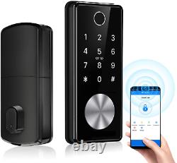 Tiffane Keyless Entry Door Lock Deadbolt, Biometric Fingerprint Door Lock, Smart