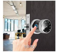 Touchscreen Fingerprint Bluetooth Keyless Entry Door Smart Lock Home 2020