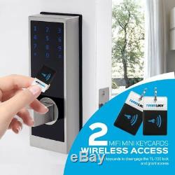 TurboLock TL100 Smart Keyless Entry Home Electronic Door Lock Bluetooth Bronze