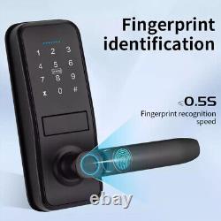 Tuya Smart Door Lock WiFi Electronic Keyless Fingerprint Lock IC Card Password