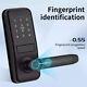 Tuya Smart Door Lock Wifi Electronic Keyless Fingerprint Lock Ic Card Password