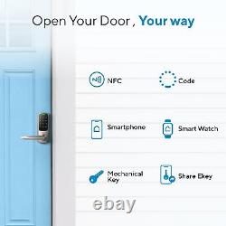 ULTRALOQ Latch 5 Smart Door Lock with Built-in WiFi & NFC No Hub Required