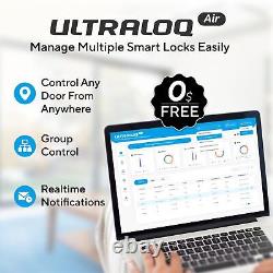 ULTRALOQ Latch 5 Smart Door Lock with Built-in WiFi & NFC No Hub Required