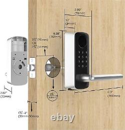 ULTRALOQ Lever, 5-in-1 Smart Lever Lock with WiFi, Keyless Entry Door Lock