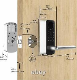 ULTRALOQ Lever, Heavy Duty Smart Lock 5-in-1 Keyless Entry Door Locks, Bluetooth