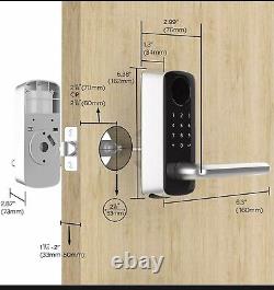 ULTRALOQ Lever, Heavy Duty Smart Lock 5-in-1 Keyless Entry Door Locks, +WIFI