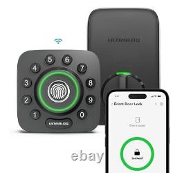 ULTRALOQ U-Bolt Pro Smart Lock with Door Sensor, 6-in-1 Keyless Entry Door Lock