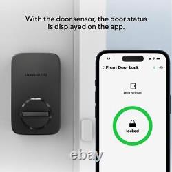 ULTRALOQ U-Bolt Pro Smart Lock with Door Sensor, 6-in-1 Keyless Entry Door Lock