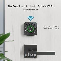 ULTRALOQ U-Bolt Pro Smart Lock with Door Sensor, 6-in-1 Keyless Entry Door Lock