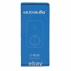 ULTRALOQ U-Bolt Smart Door Lock + Bridge WiFi Adaptor Satin Nickel OPEN BOX