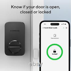 ULTRALOQ U-Bolt WiFi Smart Lock with Built-in WiFi, 7-in-1 Keyless Entry Door