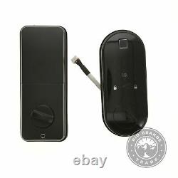 USED Narpult 2113 Keyless Entry Bluetooth Fingerprint Smart Door Lock in Black