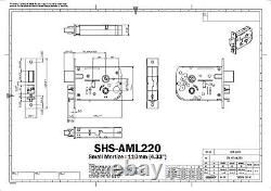 USED SAMSUNG SHP-DH537MC/VK Mortise Handle RFID / Passcode Smart Door Lock