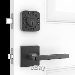 Ultaloq U-Bolt Smart Bluetooth Keyless Keypad Deadbolt Door Lock Black