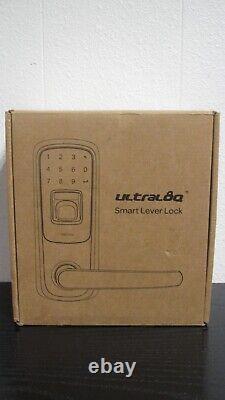 Ultral8q Model UL3-AB V3.0 Keyless Smart Lever Lock- New In Box