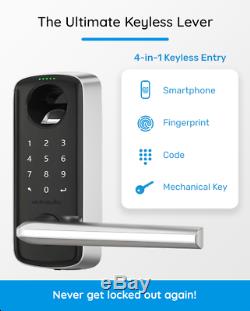 Ultraloq Lever Ultimate 4 in 1 Smart Door Handle lock keyless fingerprint