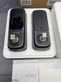 Ultraloq Smart Lever Lock Fingerprint & Bluetooth Bronze Vintage