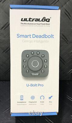 Ultraloq U-Bolt Pro Smart Lock Fingerprint Bluetooth Keyless (WiFi Supported)