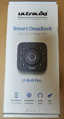 Ultraloq U-Bolt Pro Wifi Fingerprint Bluetooth Keyless Smart Door Lock Deadbolt