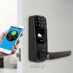 Ultraloq UL3 BT Bluetooth Enabled Fingerprint and Touchscreen Smart Lock Keyless