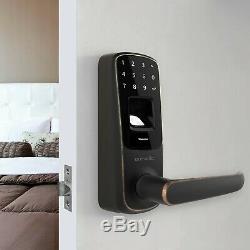 Ultraloq UL3 BT Fingerprint Touchscreen Keyless Smart Door Lock Aged Bronze