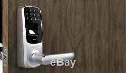 Ultraloq Ul3 UUL-UL3-SN Fingerprint Touchscreen Keyless Smart Lever Door Lock