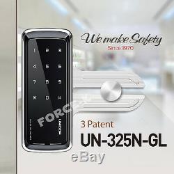 Unicor UN-325N-GL for Glass Door Keyless Lock Smart Digital Doorlock Passcode