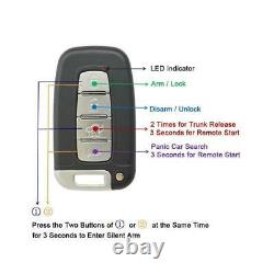 Universal Car Control Remote Central Kit Door Lock Vehicle Keyless Entry System