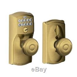 Universal Schlage Automatic Re-locking Smart Door Lock Keypad Keyless Entry