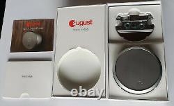 Unused Silver August Smart Lock 1st Gen Bluetooth Keyless Entry in Retail Pkg
