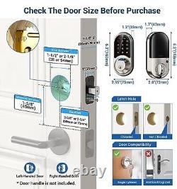 Veise Smart Lock, Fingerprint Door Lock, 7-in-1 Keyless Entry Door Lock with App