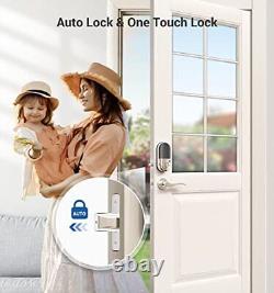 Veise Smart Lock, Fingerprint Door Lock, 7-in-1 Keyless Entry Door Lock with App