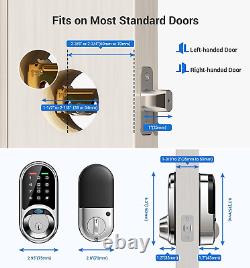 Veise Smart Lock, Fingerprint Door Lock, 7-in-1 Keyless Entry Door Lock with App